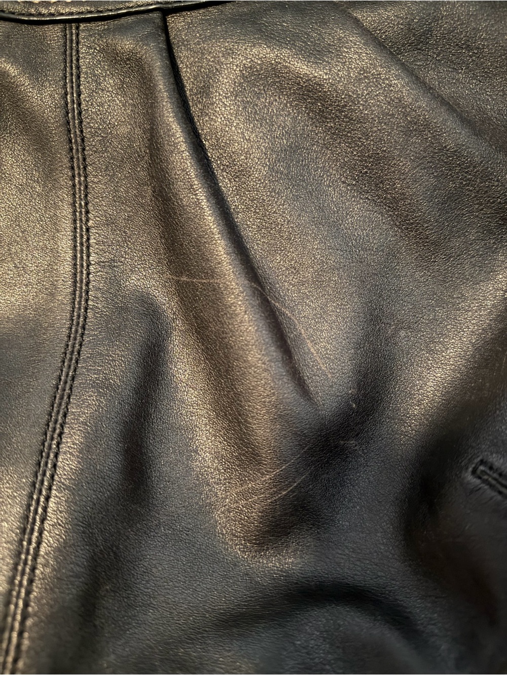 Coach Black Leather Shoulder Hobo with Matching Wallet - Picture 5 of 15